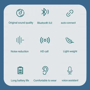 Lenovo TWS Traadita Kõrvaklapid Bluetooth-ühilduva XT91 Hifi Stereo-Peakomplekti Smart Tap Control Bass Earbuds Müra Vähendamine