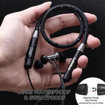 Lenovo Traadita Bluetooth-Kõrvaklapid Kõrvaklapid Magnet Sport Töötab Peakomplekt Earplug Veekindel Sport Kõrvaklapid Müra Tühistamine 143649