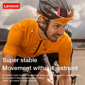 Lenovo X4 Luu Juhtivus Bluetooth-ühilduvad Kõrvaklapid Sport Juhtmeta Kõrvaklapid Veekindel Kaelus Fone De Ouvido Peakomplekt
