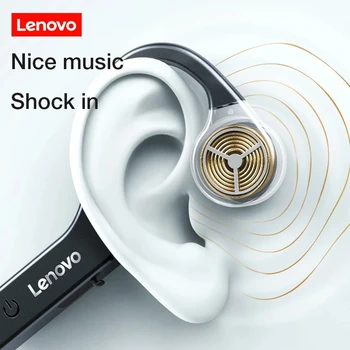 Lenovo X4 Luu Juhtivus Bluetooth-ühilduvad Kõrvaklapid Sport Juhtmeta Kõrvaklapid Veekindel Kaelus Fone De Ouvido Peakomplekt