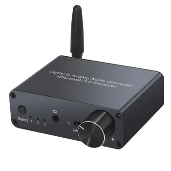 LiNKFOR 192kHz DAC-Digital to Analog Converter koos Kõrvaklappide Võimendi Bluetooth-ühilduva DAC RCA-3,5 mm Jack Audio ( Nr APTX) 127618