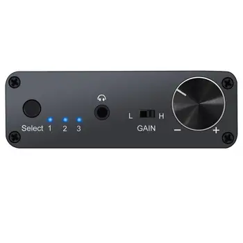 LiNKFOR 192kHz DAC-Digital to Analog Converter koos Kõrvaklappide Võimendi Bluetooth-ühilduva DAC RCA-3,5 mm Jack Audio ( Nr APTX)