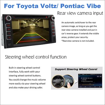 Liandlee Android Toyota Voltz / Jaoks Pontiac Vibe 2002~2004 autoraadio-CD-DVD Mängija GPS Navi Kaardid Kaamera OBD-TV-HD-Ekraan