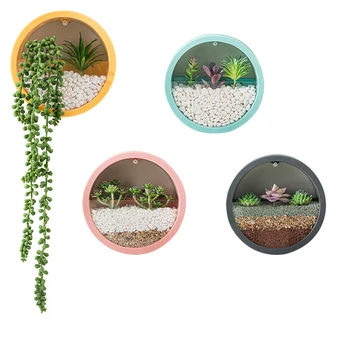 Lihtne Ameerika Põhjamaade Stiilis Pastoraalne Aed Seina Riputamise Lillepotis Hüdropooniline Simuleeritud Taim Vaas Planter Kodu Kaunistamiseks