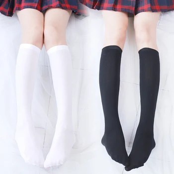Lihtne Õhuke Hingav Pikad Sokid Velvet Vasikas Sokid Seksikas Värviga 1 Paar Naiste Sokid Jaapani Stiilis Pehme Toru Sokid