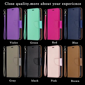 Litši Muster PU nahast Rahakott, Telefon Case For Samsung Galaxy S9 S10 S20 S21 S30 Pluss Lite Ultra S10E S20FE Juhul