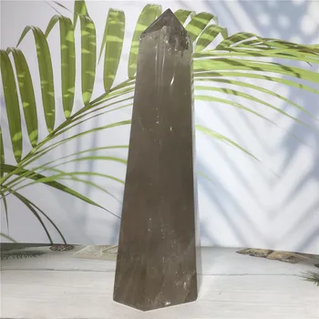 Looduslik Kristallselge Ja Smoky Quartz Symbiont Torni Kaunistama Kodu Kaunistamiseks Reiki Tervendav Kivi Obelisk Punkti Wicca Võlukepp