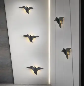 Loominguline Luksus Lind Seina lamp Asuka elutuba Crystal Wall Lamp Öö Led Lamp Post Modern Hotel Vahekäiguga Koridori Valgus