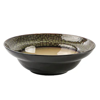 Loominguline keraamilist tassi tassi koju deep dish hulgimüük Jaapani käsitsi maalitud ramen kaussi salat straw hat kaussi hotel lauanõud