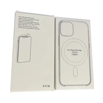 Luksus Selge Magnet Case For IPhone 12 Pro Max X-XR 11 Kest Magsafe Traadita Laadimise TPÜ PC Põrutuskindel Läbipaistev Kate