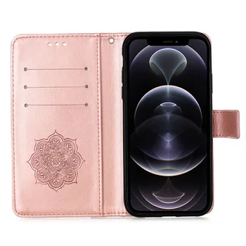 Luksuslik Nahast Flip Rahakott Kata Case For iPhone 12 11 Pro Max 12 Mini XS Max XR X 10 6 6S 7 8 Plus Kaardi Omanik Capa Coque Juhul