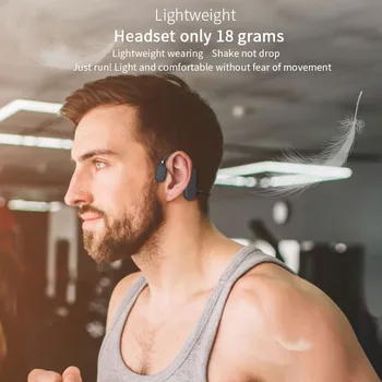 Luu Juhtivus HeadphonesNot In-ear Sport Bluetooth-ühilduva Traadita Veekindel Mugav Kanda Avatud Kõrva Konks Kerge Kaal