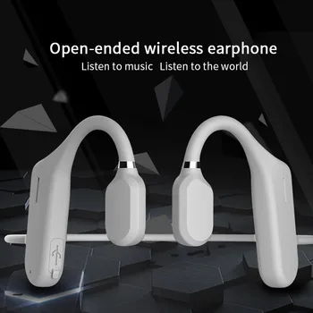 Luu Juhtivus HeadphonesNot In-ear Sport Bluetooth-ühilduva Traadita Veekindel Mugav Kanda Avatud Kõrva Konks Kerge Kaal