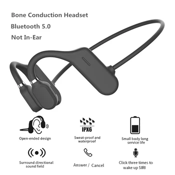Luu Juhtivus Traadita Bluetooth-5.0 Openear Kõrvaklapid Väljas Stereo Sport Veekindlad Kõrvaklapid Mikrofoniga Peakomplekt 65420