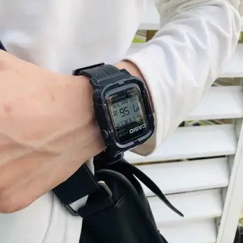 Läbipaistev Silikoon watch Band Apple Watch 6 5 4 3 2 1 38MM 42MM Rihma Iwatch seeria 6 5 4 40mm 44mm käevõru käepael