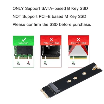 M. 2 NGFF SATA Adapter Kaardi Alpple A1465 A1466 MD223 Asendamine SSD kõvaketas Ketta Converter Kaart 2230/2242/2260 177568