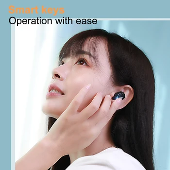 M-U8 Traadita Bluetooth-5.0 Kõrvaklapid Touch Control HD Stereo Kõrvaklapid Sport Peakomplekt Binaural Earbuds Koos 2500mah Eest Juhul,