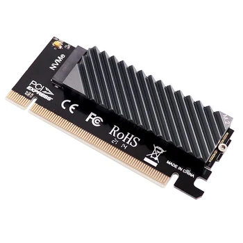 M2 M Võti NVMe SSD PCIe Adapter M. 2 2230 2242 2260 2280 PCI-e 3.0 Converter Kaardi Tugi X16 133841