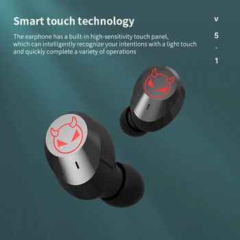 M23 TWS 5.1 in-ear Bluetooth Kõrvaklapid Juhtmevabad Kõrvaklapid Touch Control Sõrmejälje Peakomplekti, Sport Mängud 11987