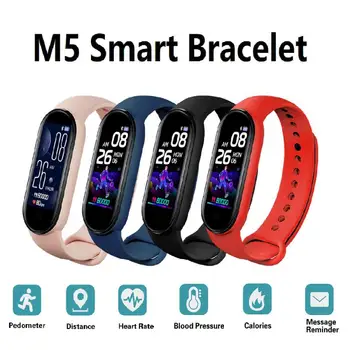 M5 Bluetooth Smart Bänd Fitness Käevõru Magnet Tasuta 24h Südame Löögisagedus Puhkeolekus Samm Ujuda Sport Jälgida Meelde tuletada, Alarm M5 Käevõru