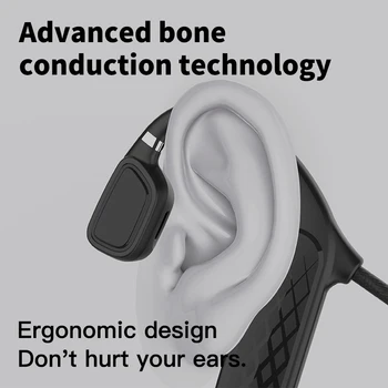 MD04 Bluetooth V5.0 Traadita Kõrvaklapid Luu Juhtivus Kõrvaklapid TWS Kaelus Sport Veekindel Earbuds Ergonoomiline Disain