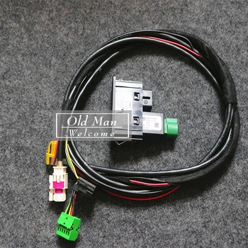 MIB2 CarPlay USB-AUX-Lüliti CarPlay MDI USB-AMI Adapter Plug Socket Rakmed Kaabel V. W Golf 7 MK7 5G0 035 222 E 5Q0035726E