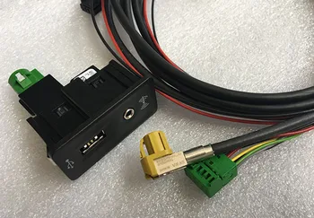 MIB2 CarPlay USB-AUX-Lüliti CarPlay MDI USB-AMI Adapter Plug Socket Rakmed Kaabel V. W Golf 7 MK7 5G0 035 222 E 5Q0035726E