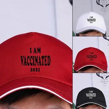Ma Olen Vaktsineeritud 2021 Pesapalli Müts Reguleeritav Pestav Teksad Kauboi Müts Unisex Aednik Ühise Põllumajanduspoliitika Isa Müts 125246