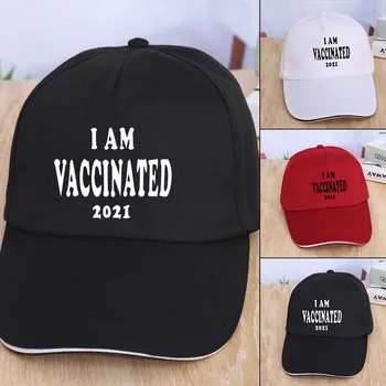 Ma Olen Vaktsineeritud 2021 Pesapalli Müts Reguleeritav Pestav Teksad Kauboi Müts Unisex Aednik Ühise Põllumajanduspoliitika Isa Müts