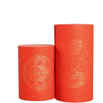 Maali Xuan-Paber Riisi Paberid Couplet Kalligraafia Paber Dragon Kala Red Gold Foil Poole Küps, Xuan-Paber Rijstpapier