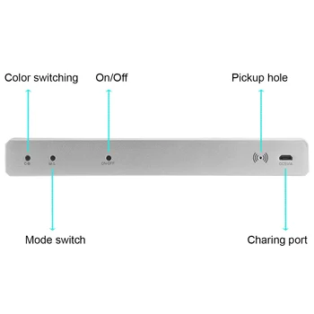 Maastur Rütmi Kerge USB LED Valgus Heli Kontrolli Muusika Atmosfääri Valgust RGB Värviline Toru Energia-Säästmise Lamp Ümbritseva Valguse