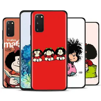 Mafalda Classic Phone Case for Samsung Galaxy S10 S20 Ultra S8 S9 S10 Pluss S20+ 5G S7 Serv S20 FE Pehme Juhtudel Kate 90978
