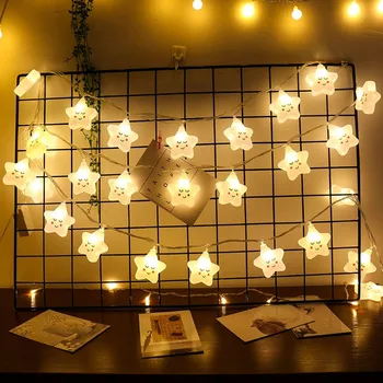 Magamistuba Decor Smiley Star Pilv LED Light String Jõulud Tuled Pulm Teenetemärgi Haldjas Puhkus Valgustus Vanik Navidad 50927