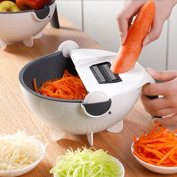 Magic Pöörake Köögivilja Lõikur Äravoolu Korvi Multi-Funktsionaalne Köök Veggie Puu-Shredder Riiv Slicer Puu-Tööriistad