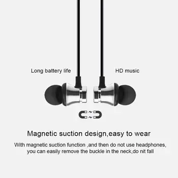 Magnet-Juhtmeta bluetooth-Kõrvaklapp XT11 muusika peakomplekt Telefoni Kaelus sport Earbuds Kõrvaklapid koos Mikrofoniga iPhone Samsung Xiaomi 74836