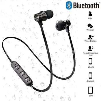 Magnet-Juhtmeta bluetooth-Kõrvaklapp XT11 muusika peakomplekt Telefoni Kaelus sport Earbuds Kõrvaklapid koos Mikrofoniga iPhone Samsung Xiaomi