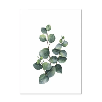 Mahlakad Taimed Põhjamaade Plakat Leaf Cactus Lilled Seina Art Print Plakatid Ja Pildid Lõuendile Maali Seina Pilte Kodus