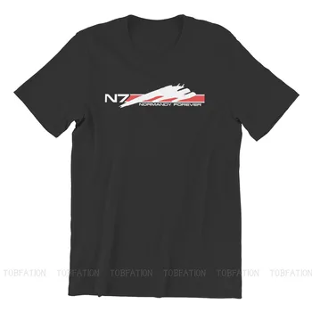 Mass Effect Mäng Normandia Igavesti N7 Tshirt Top Graphic Mehed Klassikaline Homme Suvel Meeste Tops Puuvill Harajuku T-Särk