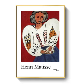 Matisse Maal Seina Lõuend Maalid Kaasaegne Plakat Minimalistlik Lõuend Seina Art Print Elutuba Teenetemärgi Põhjamaade Wall Decor