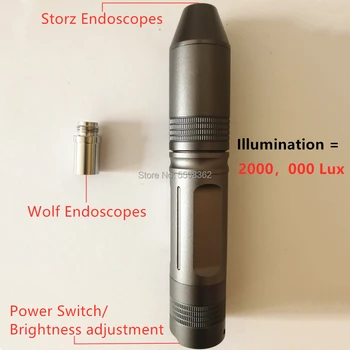 Meditsiini-Mini Kaasaskantavate käeshoitavate LED Kõrge Heledus Storz Hunt ENT Uurimine Endoscope Külm valgusallikas, Vesi-tõend