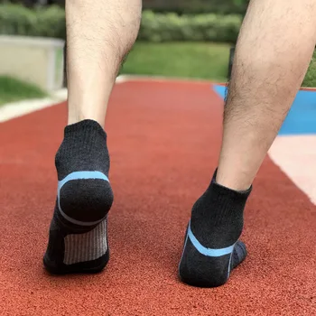 Meeste Kompressiooni Sokid Meestele Merino Vill Must Pahkluu Puuvillased Sokid Korvpalli Spordi-Compression Sokk Man Sport Sokid
