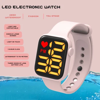 Meeste Käekellad ja Digitaalse Elektroonilised Kellad LED-Sport veekindel Kellad Mood Luksus Lihtne Silikoon Daam Lapsed Kell