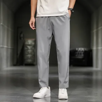 Meeste Püksid Joggers Sweatpants Mens 2021 Kevadel Uus Streetwear Püksid Fitness Riietus Mood Suvel Vabaaja pahkluu banded Pant Mehed