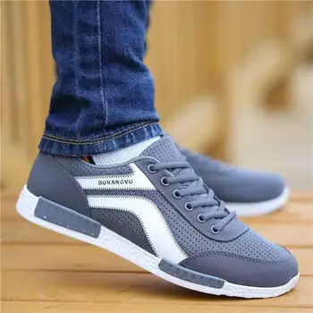 Meeste kingad suvel uued trendikad kingad hingav võrgusilma kingad korea deodorant sport vabaaja jalatsid mitmekülgne õõnes võre kingad