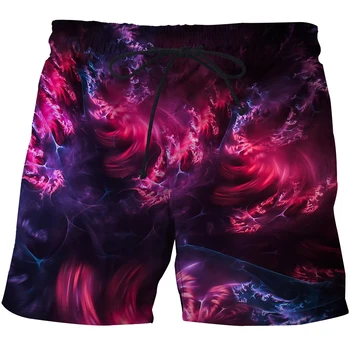 Meeste'sCreative isiksuse 3D trükitud beach lühikesed püksid meeste ujumistrikoo püksid suvel Kiire-kuivatamine ujumine reisikohvrid sport pardal lühikesed