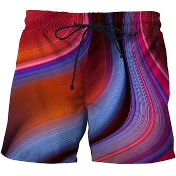 Meeste'sCreative isiksuse 3D trükitud beach lühikesed püksid meeste ujumistrikoo püksid suvel Kiire-kuivatamine ujumine reisikohvrid sport pardal lühikesed
