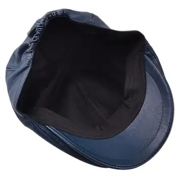 Mehed Naiste Faux Nahast Jõudis Cap Newsboy Müts Müts Cabbie Gatsby Korter Golf Müts Unisex täiskasvanud Baretid moe aksessuaar 2021 161505