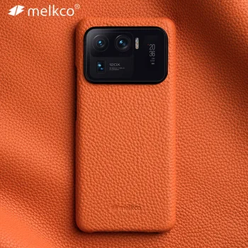 Melkco Premium Ehtne Nahk puhul Xiaomi Mi 11 Ultra Pro 10 5G Luksus Mood Äri Cowhide Telefon Juhtudel Kate