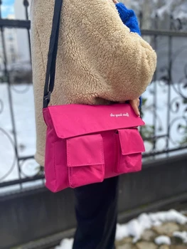 Mesenger Kott Mini kott, Roosa igapäevane kasutamine naiste neli aastaaega