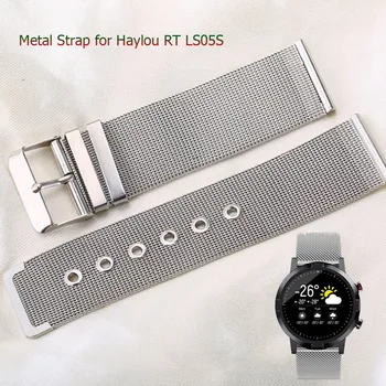 Metallist Käekella Rihma Haylou RT LS05S Käevõru Roostevabast Terasest Milanese Käepaela eest Xiaomi Haylou LS05S Smart Watch Band Vöö
